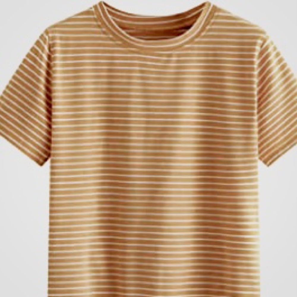 Oak & Fort Mustard yellow pocket tee